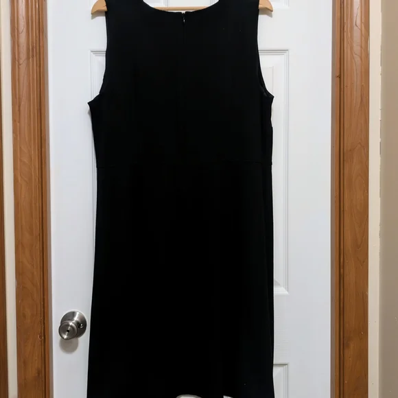 Talbots Classic Black Midi Dress - Picture 2 of 10